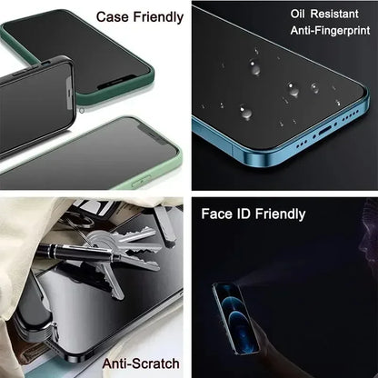 Anti-Spy Privacy Screen Protector for iPhone - Tempered Glass Film