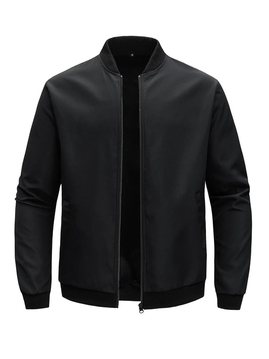Men's Baseball Collar Casual Jacket