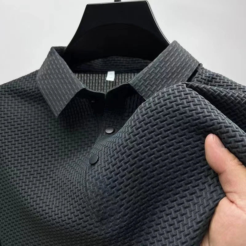 Men's Summer Polo Shirt - Elevate Your Casual Look with Breathable Comfort