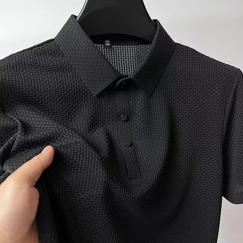 Men's Summer Polo Shirt - Elevate Your Casual Look with Breathable Comfort
