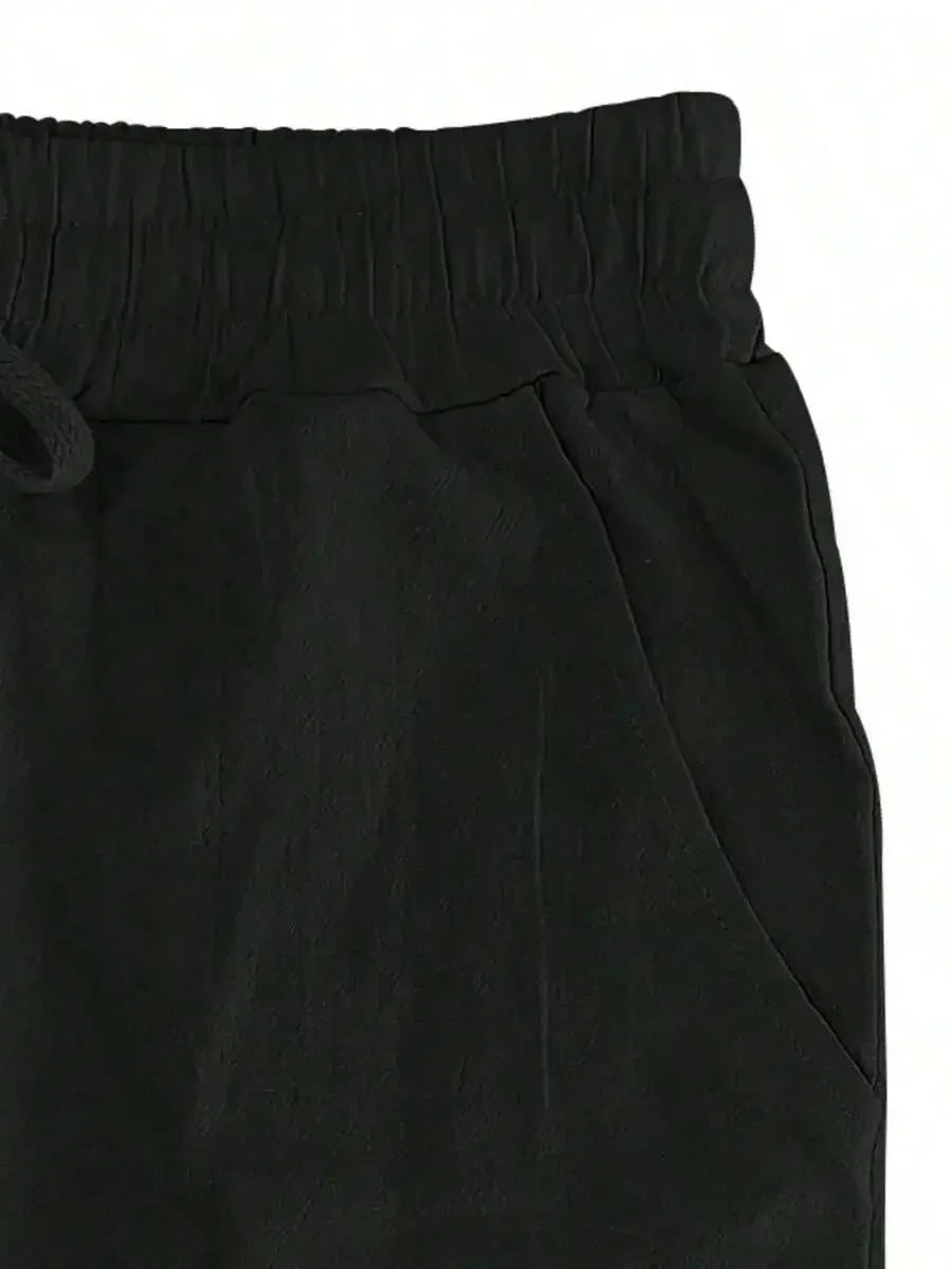 Men's Linen Wide Leg Pants — Breathable All-Season