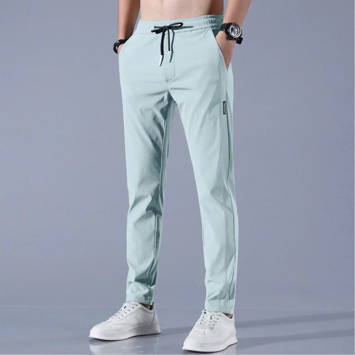 Men's Ice Silk Fast-Dry Stretch Casual Pants