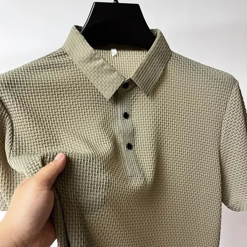 Men's Summer Polo Shirt - Elevate Your Casual Look with Breathable Comfort