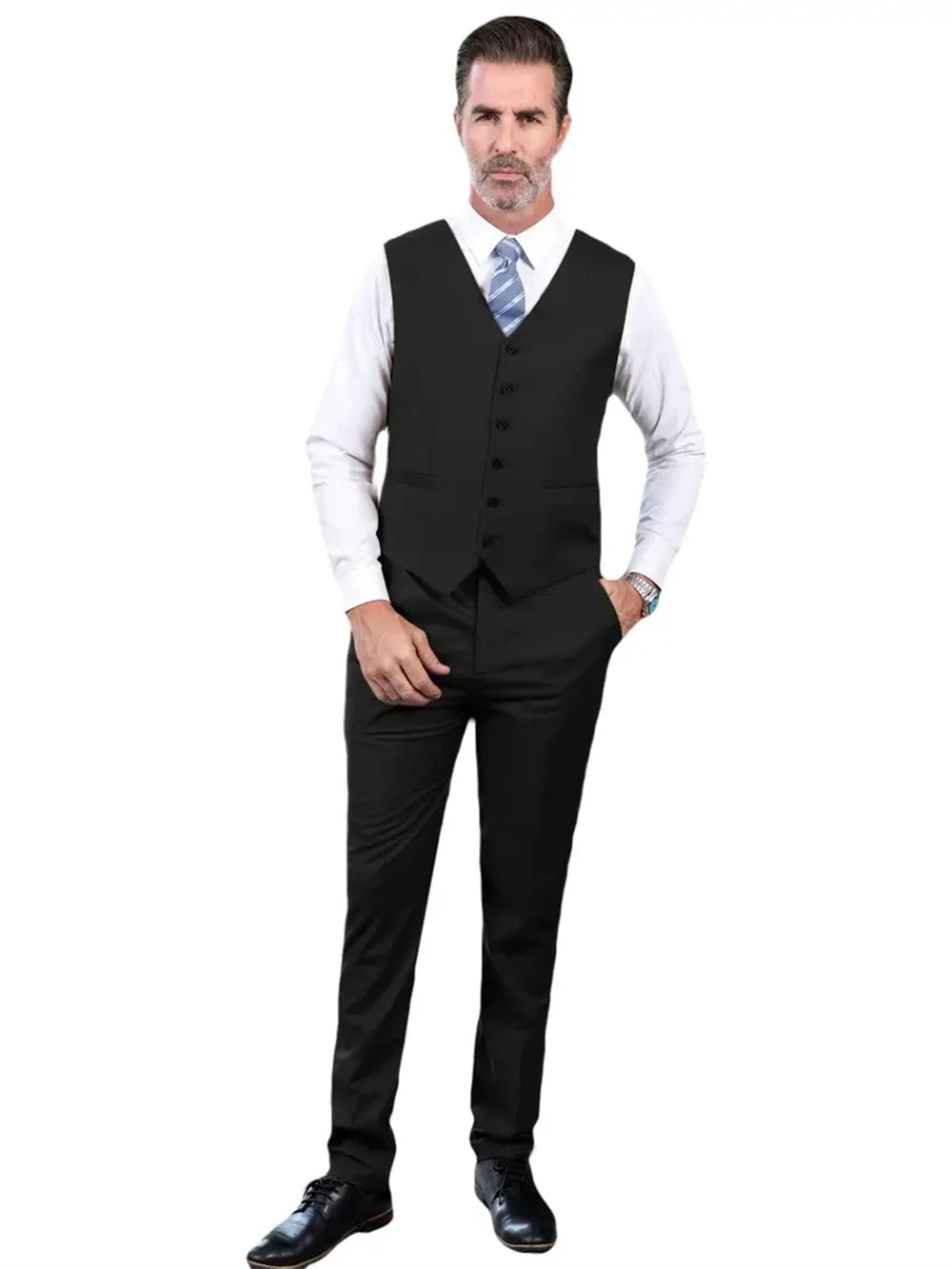 Men's 3-Piece Slim Fit Business & Wedding Suit