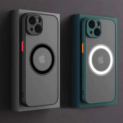 MagSafe Armor Matte iPhone Case - Dual-Layer Drop Protection