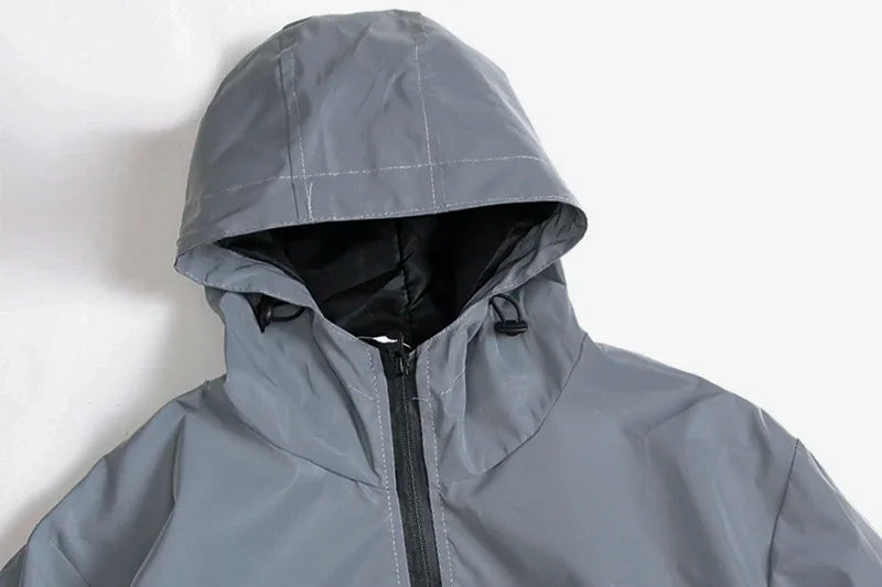 Night Reflective Windbreaker Jacket