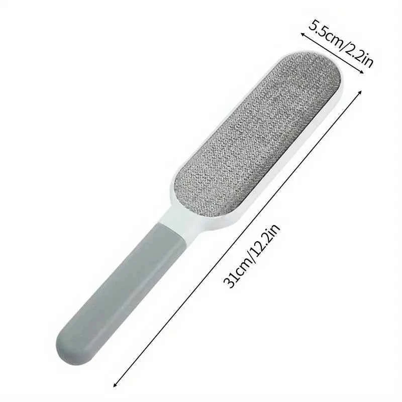 Double-Sided Pet Hair Lint Brush - Reusable Electrostatic Remover