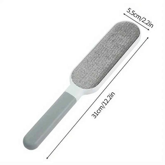 Double-Sided Pet Hair Lint Brush - Reusable Electrostatic Remover