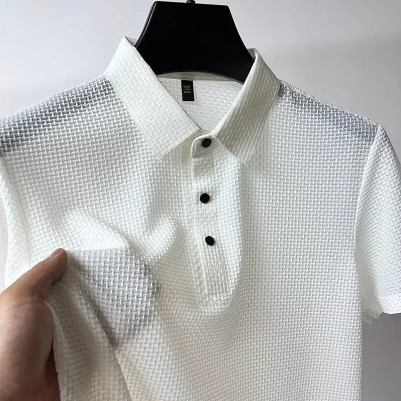 Men's Summer Polo Shirt - Elevate Your Casual Look with Breathable Comfort