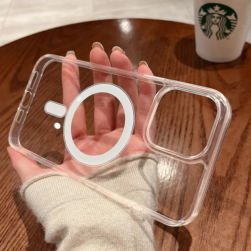 Magnetic Silicone iPhone Case - MagSafe Ready Shock-Proof Cover