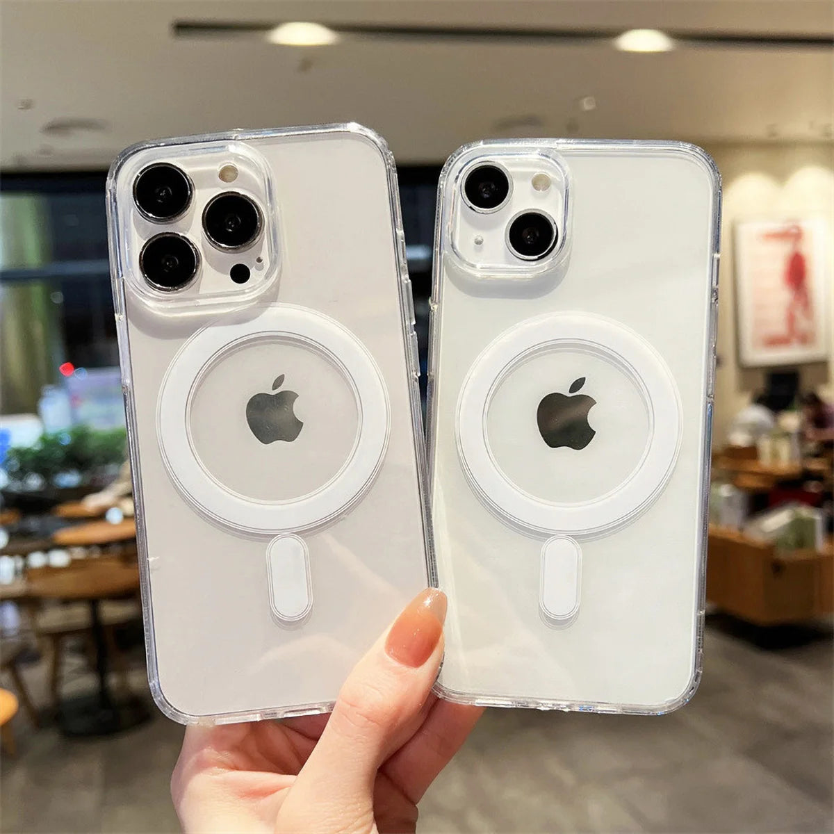 Magnetic Silicone iPhone Case - MagSafe Ready Shock-Proof Cover