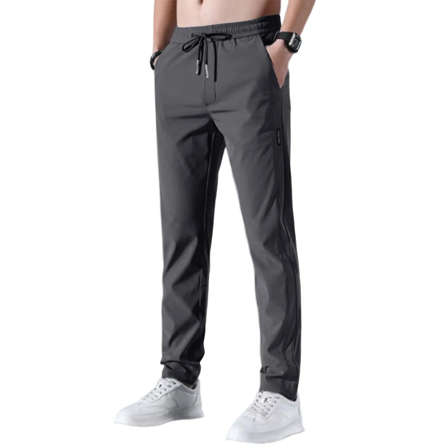 Men's Ice Silk Fast-Dry Stretch Casual Pants