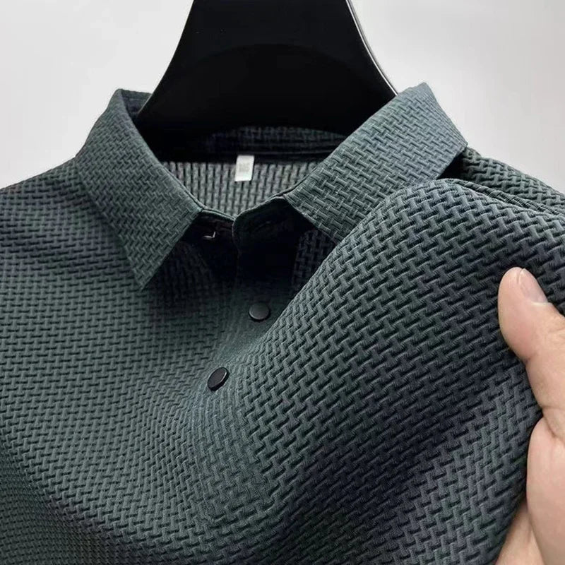 Men's Summer Polo Shirt - Elevate Your Casual Look with Breathable Comfort
