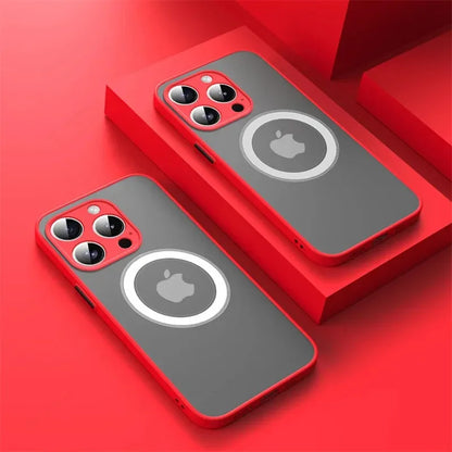 MagSafe Armor Matte iPhone Case - Dual-Layer Drop Protection