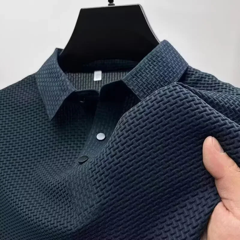 Men's Summer Polo Shirt - Elevate Your Casual Look with Breathable Comfort