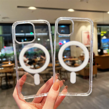 Magnetic Silicone iPhone Case - MagSafe Ready Shock-Proof Cover