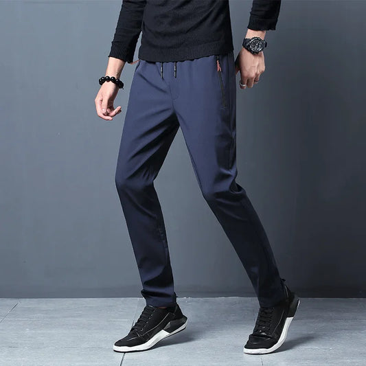Men's Slim-Fit Elastic Waist Jogger Pants