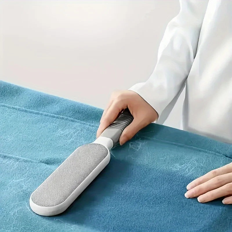 Double-Sided Pet Hair Lint Brush - Reusable Electrostatic Remover