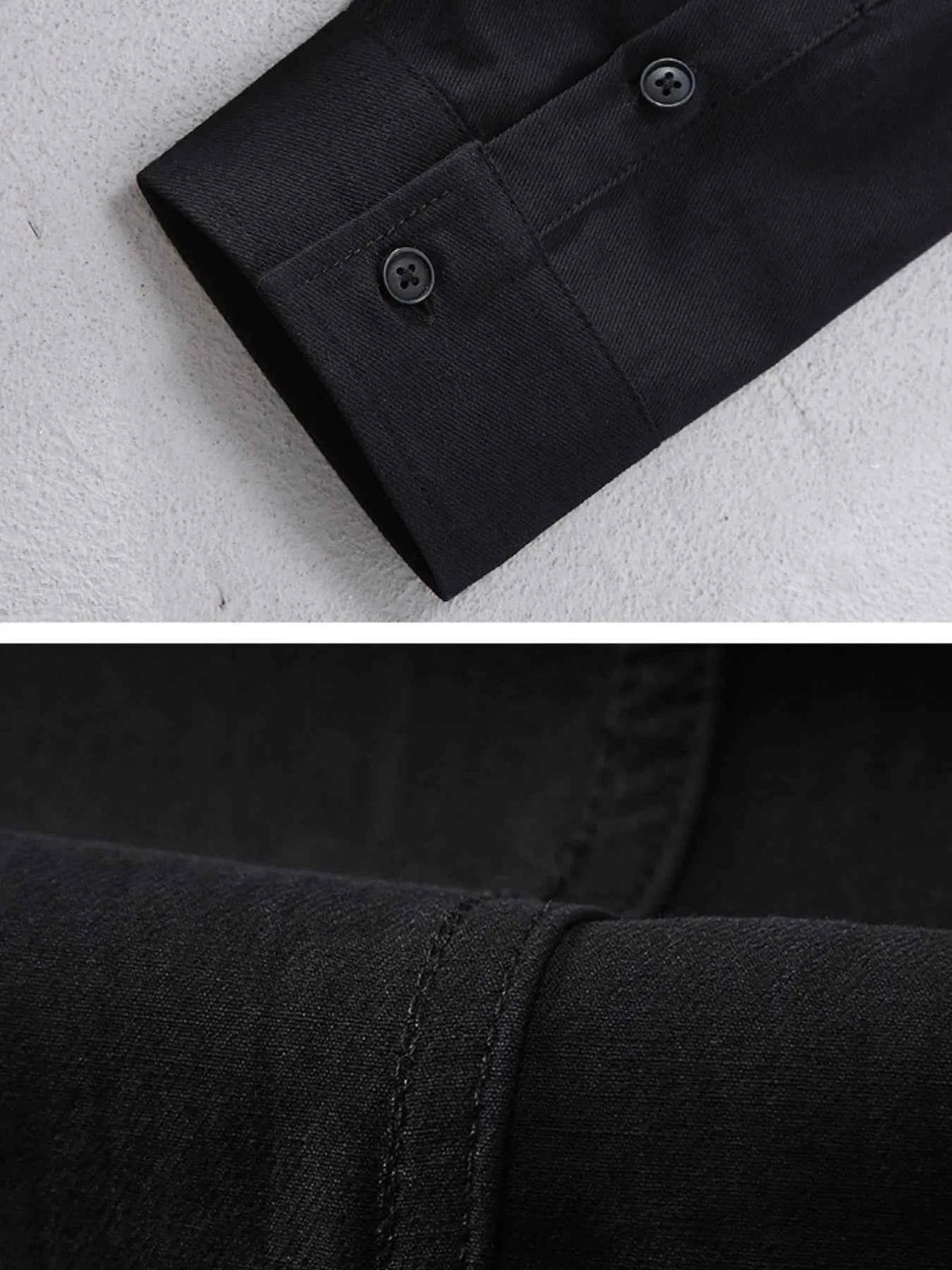 Men's Plus Size Button Up Long Sleeve Shirt