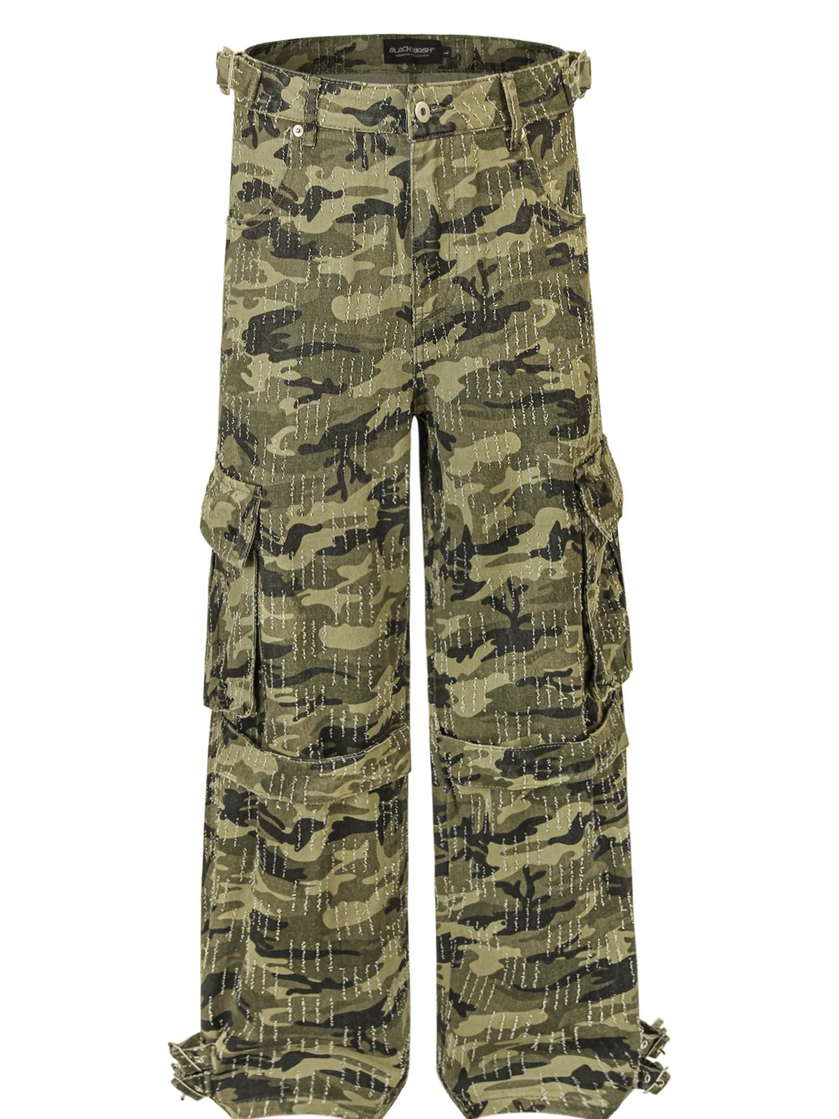 Men's Camouflage Cargo Pants with Multiple Pockets