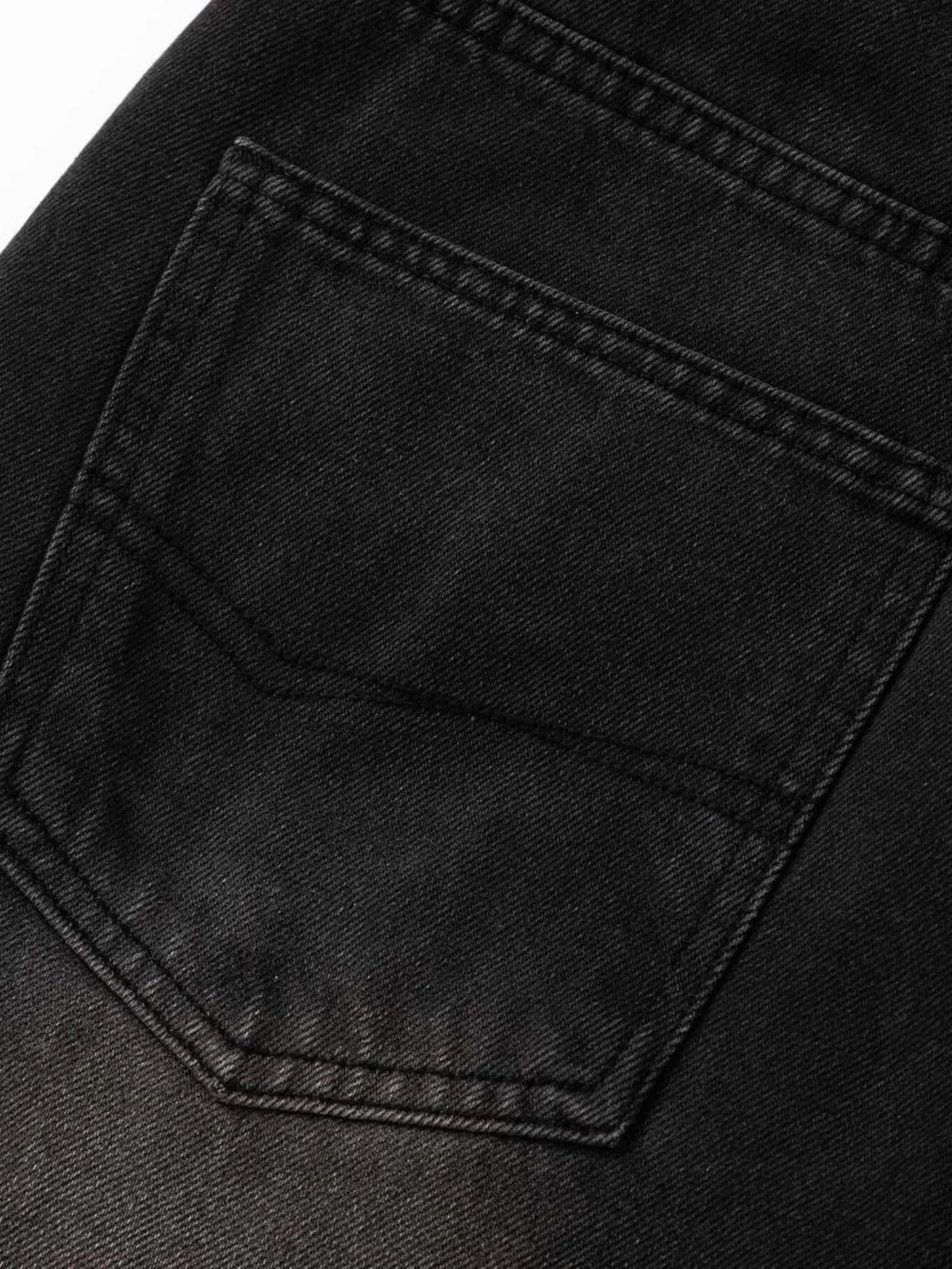Men's Washed Denim Bermuda Shorts