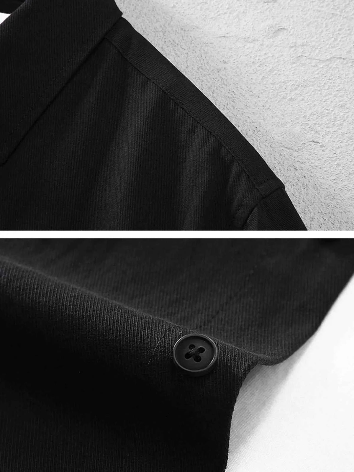 Men's Plus Size Button Up Long Sleeve Shirt