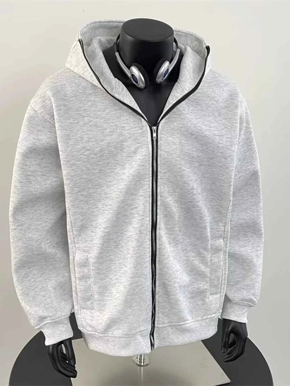 Men's Zip Up Long Sleeve Hoodie