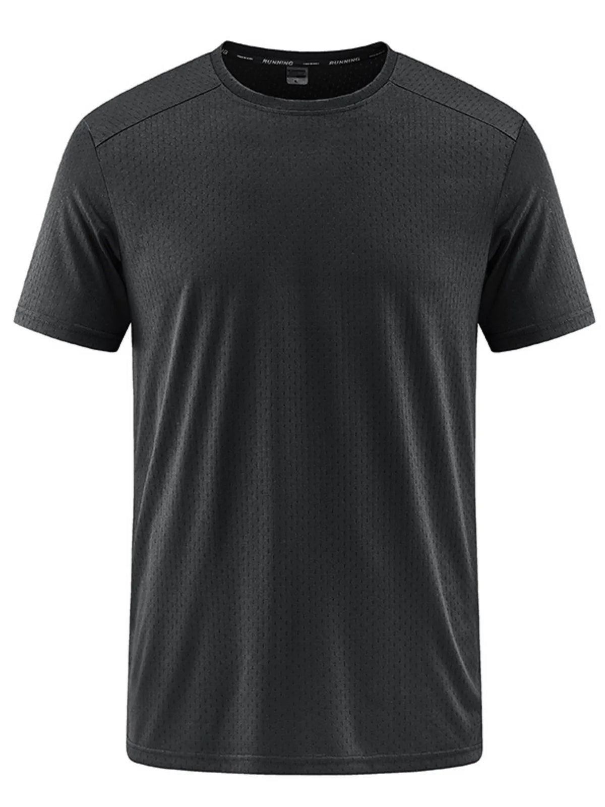 Men's Plus Size Round Neck Short Sleeve Active T-Shirt