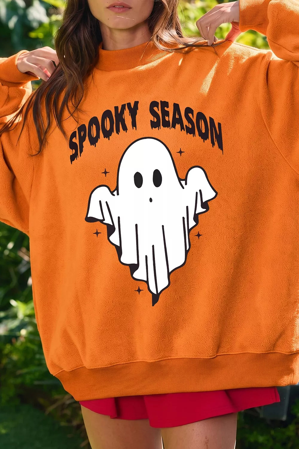 Spooky Season Mock Neck Reversible Halloween Sweatshirt