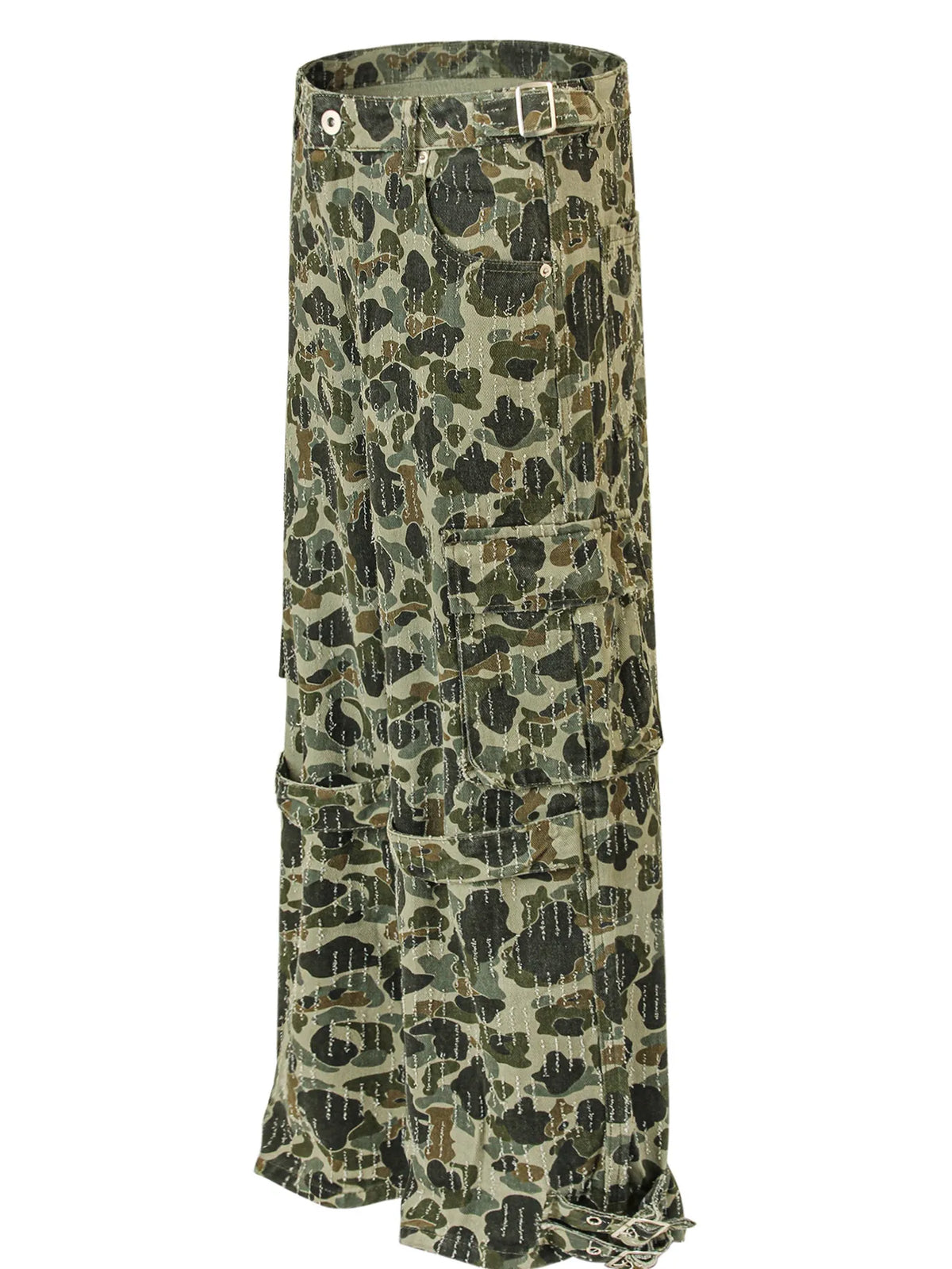 Men's Camouflage Cargo Pants with Multiple Pockets