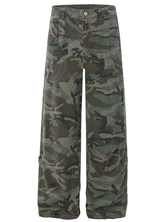 Men's Camouflage Wide Leg Pants