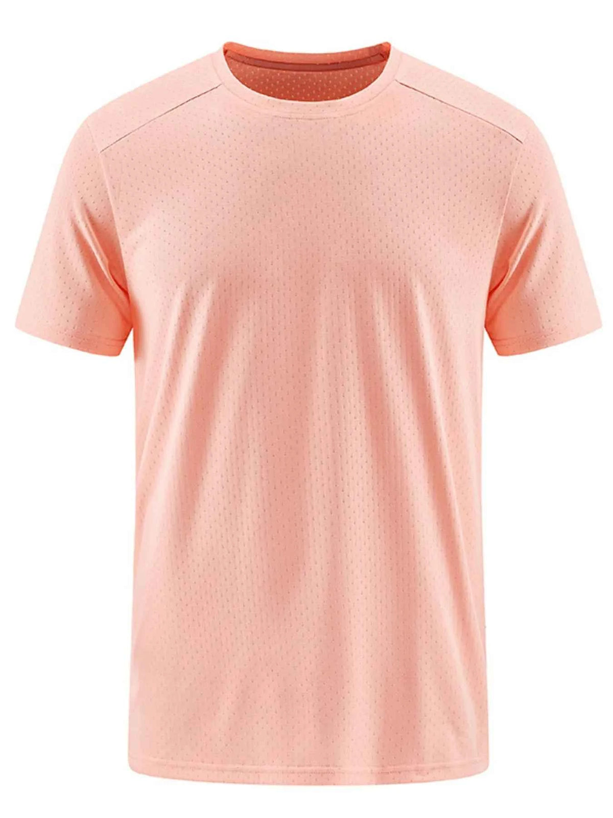 Men's Plus Size Round Neck Short Sleeve Active T-Shirt