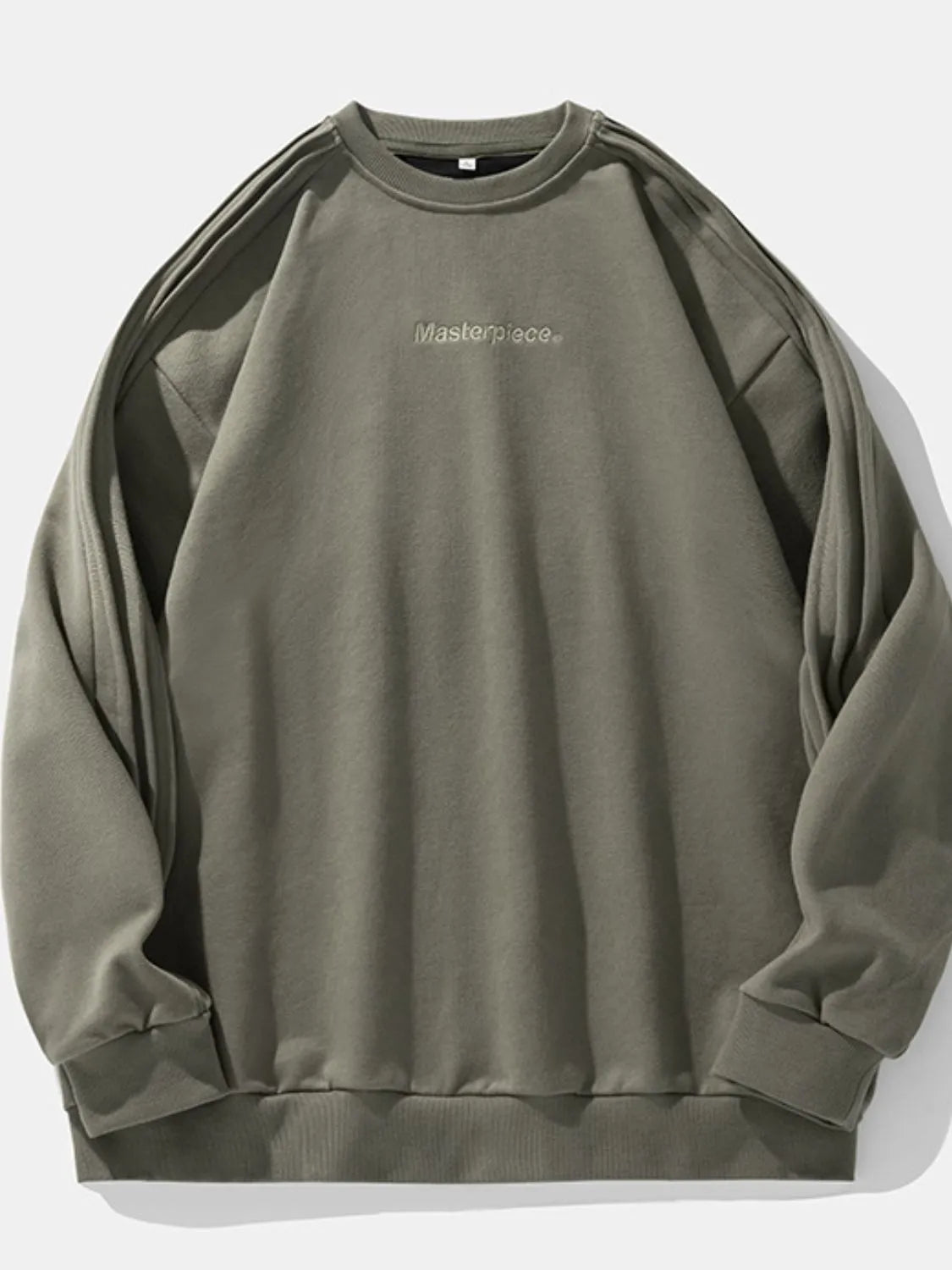 Men's Letter Round Neck Long Sleeve Sweatshirt